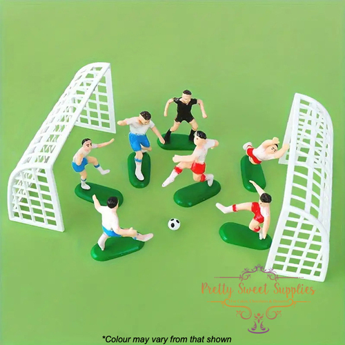 SOCCER PLAYERS TEAM SET Cake Topper