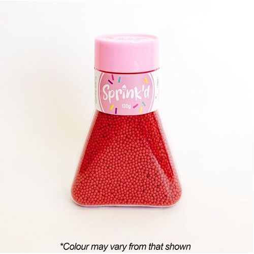 SUGAR BALLS RED Sprinkles 2mm - 110g