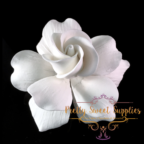 GARDENIA White Large Sugar Flower